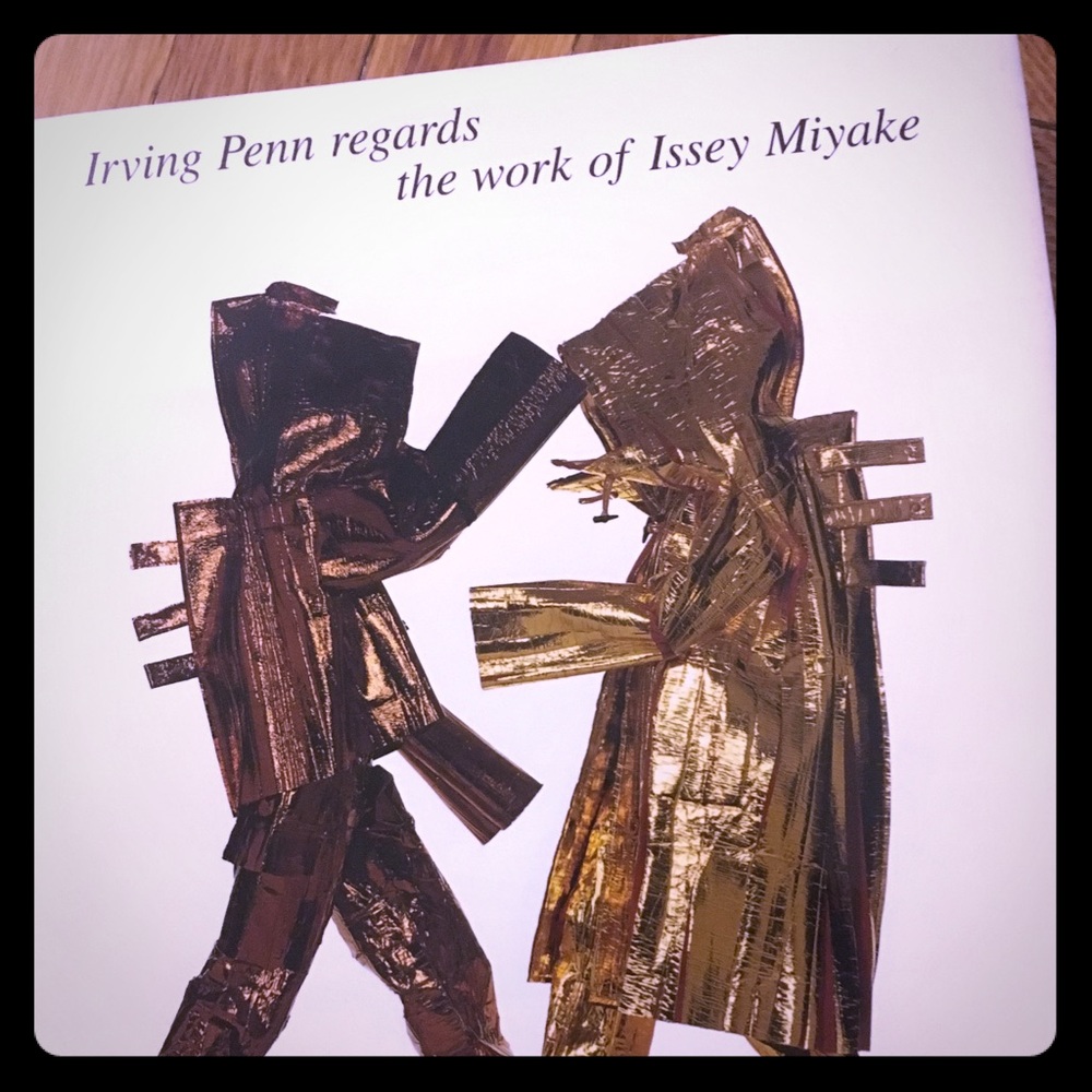 “Irving Penn regards the work of Issey Miyake”